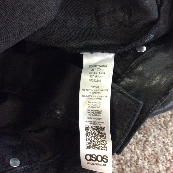 ASOS Black Ridley Jeans - Picture 3 of 6